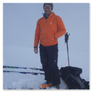 Thomas auf dem Gipfel des Tinnisflue