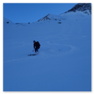 Exklusives Skitourengelände