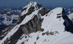 Aussicht vom Gipfel des Näbelchäpplers.